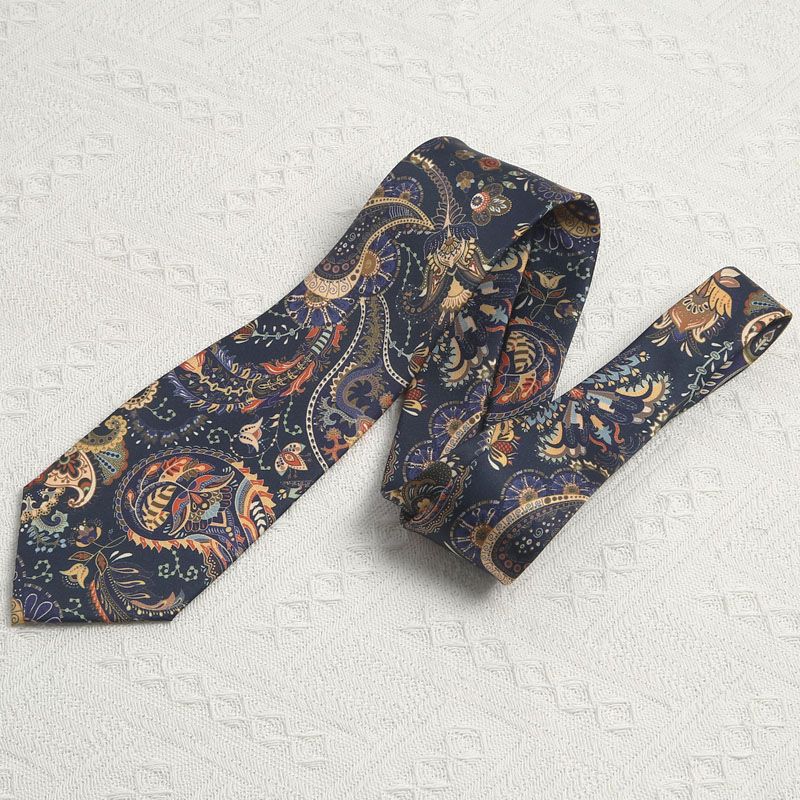 Retro Silk Look Mens Tie - Modomu