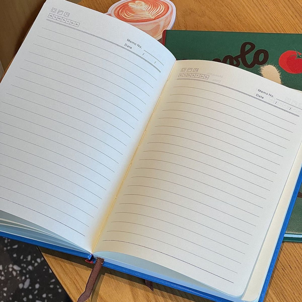 Retro Kitten Hard Cover Notebook - Modomu