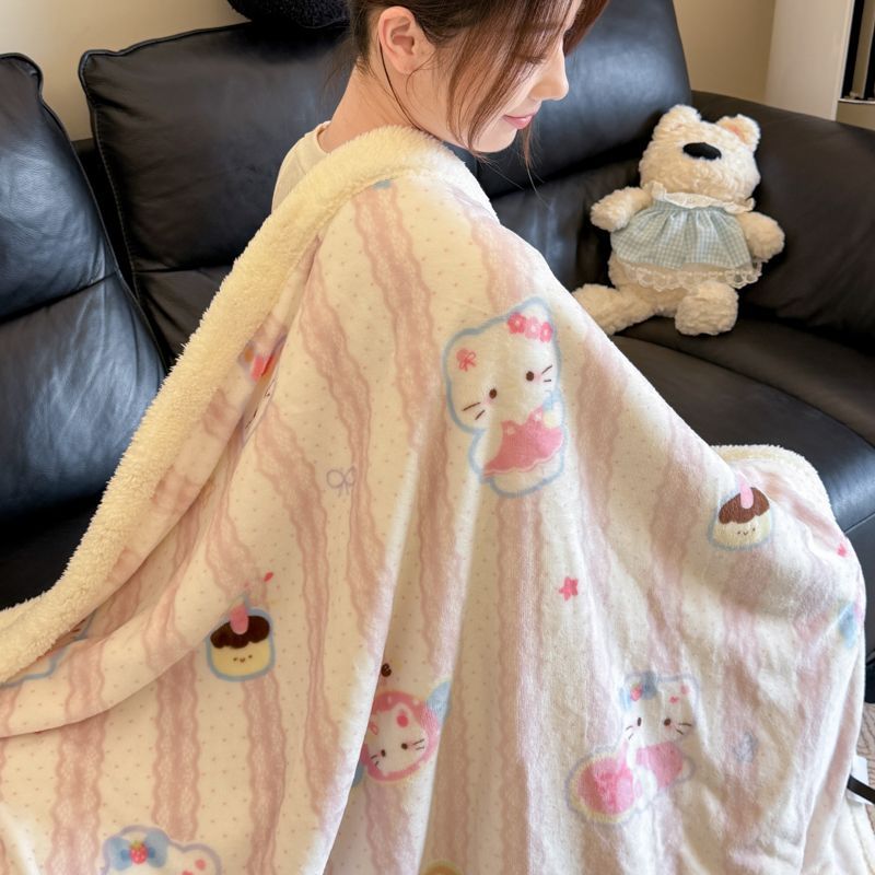 Cartoon Critter Snuggle Blanket