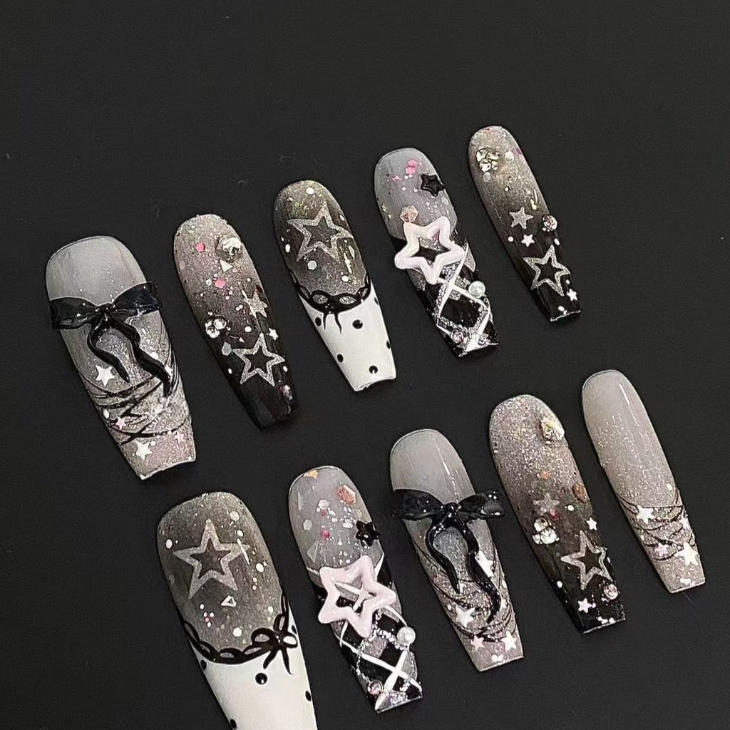 Smoky Star Press-On Nails