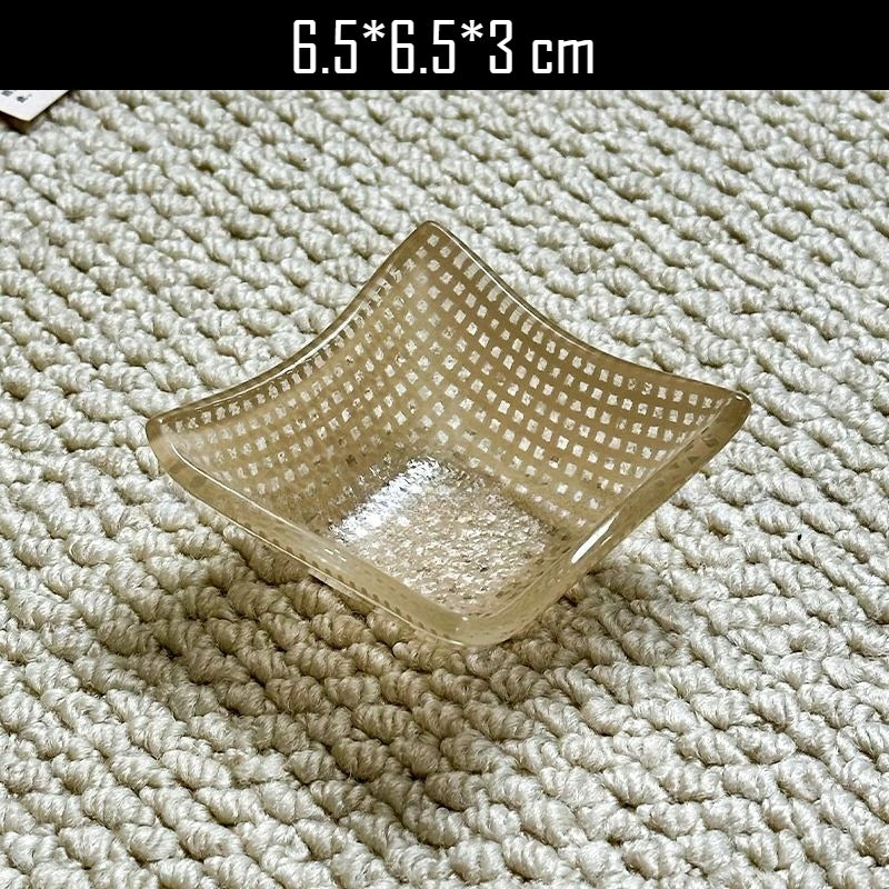 Textured Square Dipping Dish