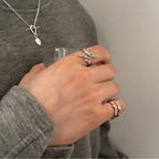 Minimal Flowing Spark Ring