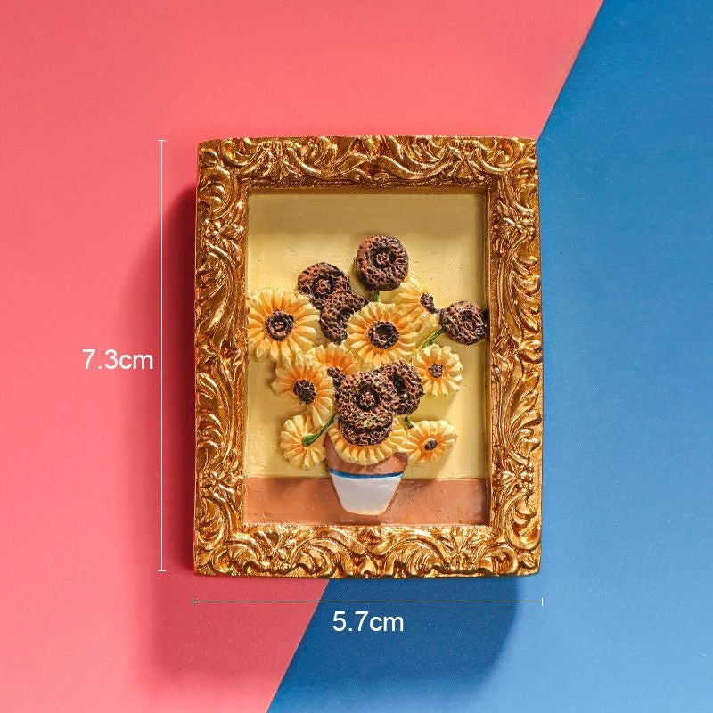 3D Famous Painting Fridge Magnets - Modomu