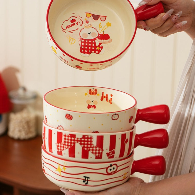 Handle Bowl For Everyday Noodles