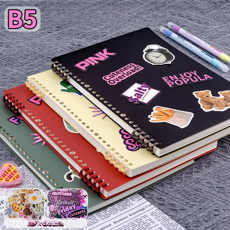 B5 Loose Leaf Study Notebook - Modomu