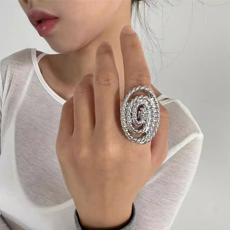 Retro Irregular Open Ring - Modomu