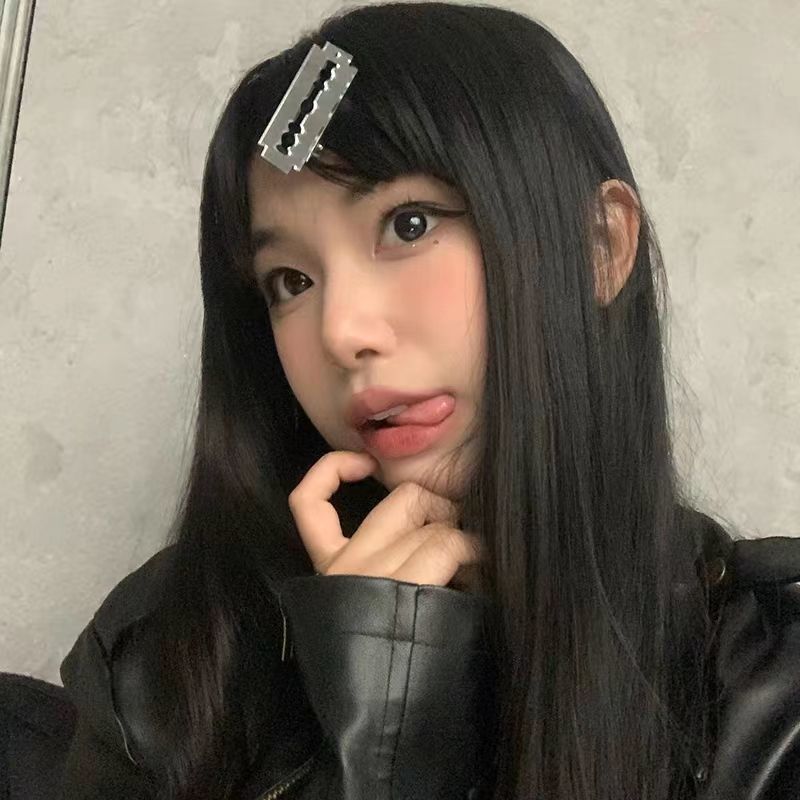 Acrylic Razor Blade Hair Clip