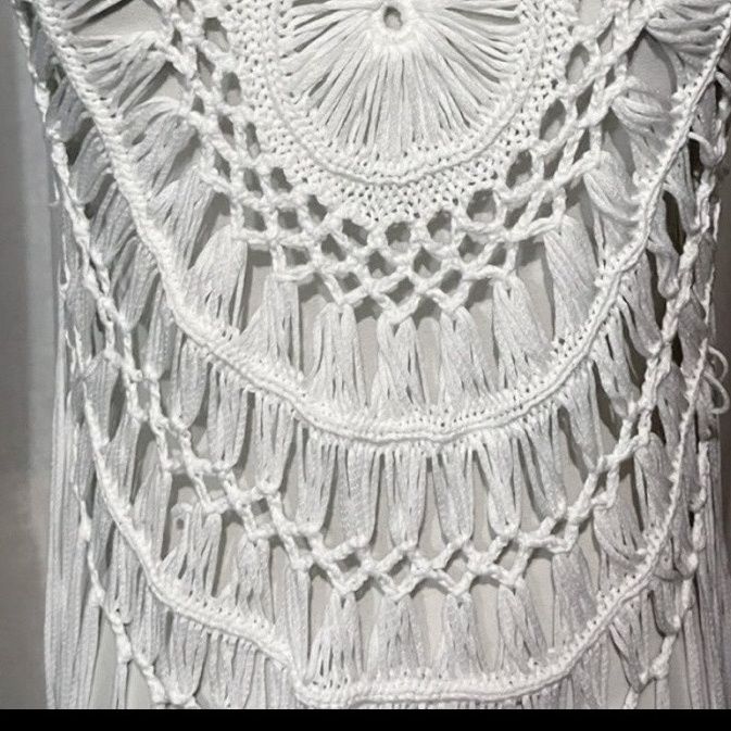 Handmade Knitted Long Tassel Curtain