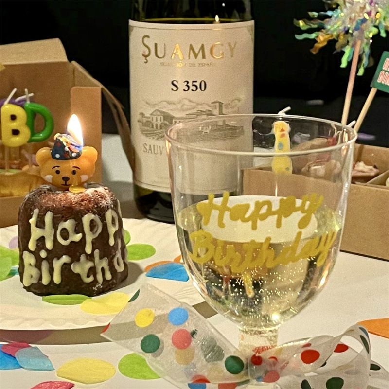 Polka Dot Party Wine Goblet - Modomu