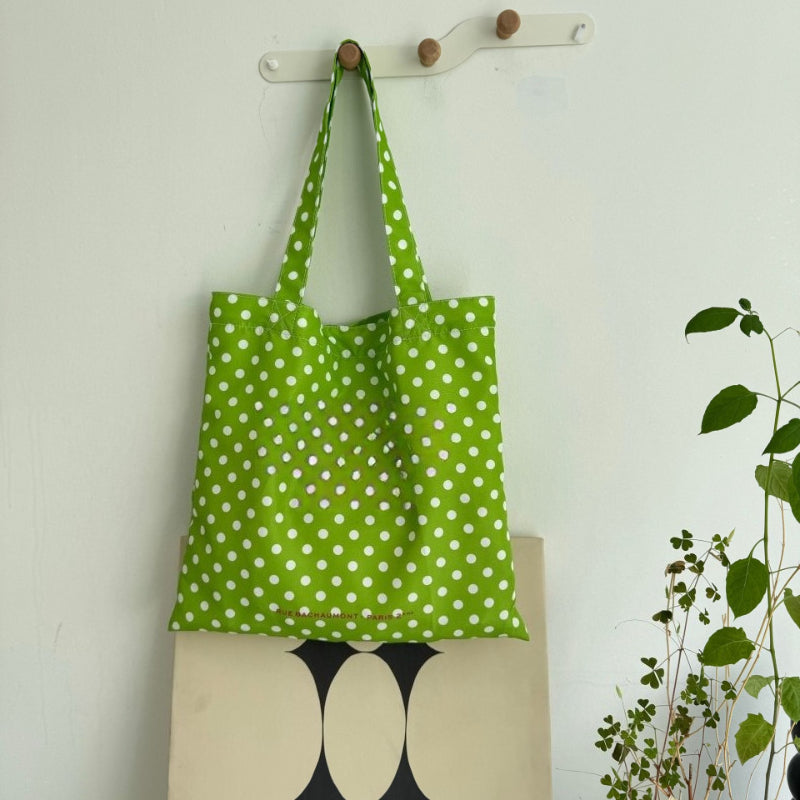 Floral Gingham Canvas Tote
