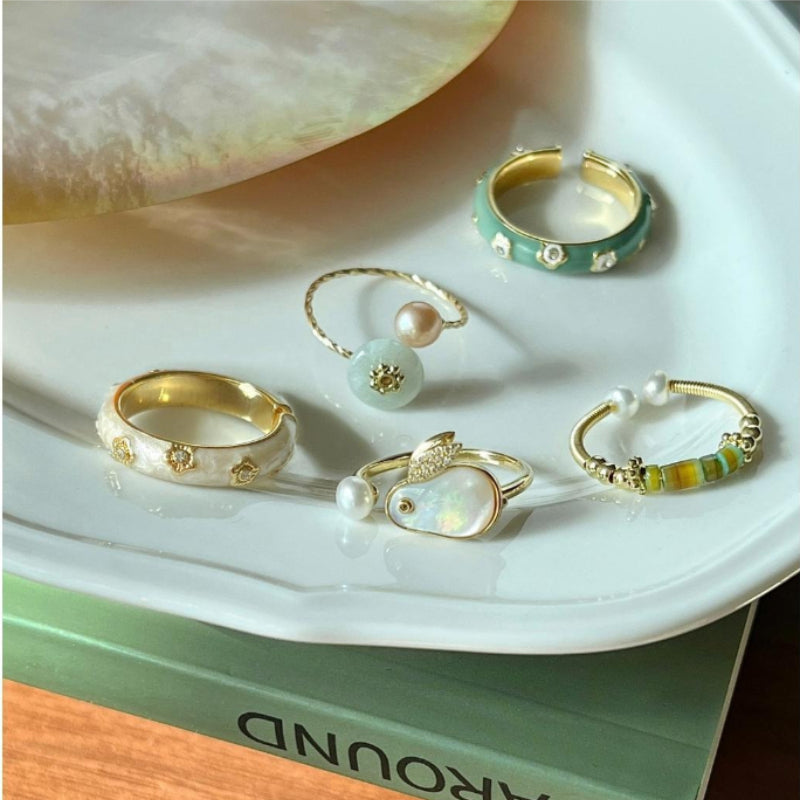 Bunny Pearl Statement Ring - Modomu