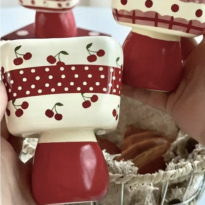 Ceramic Dessert Cup with Handle