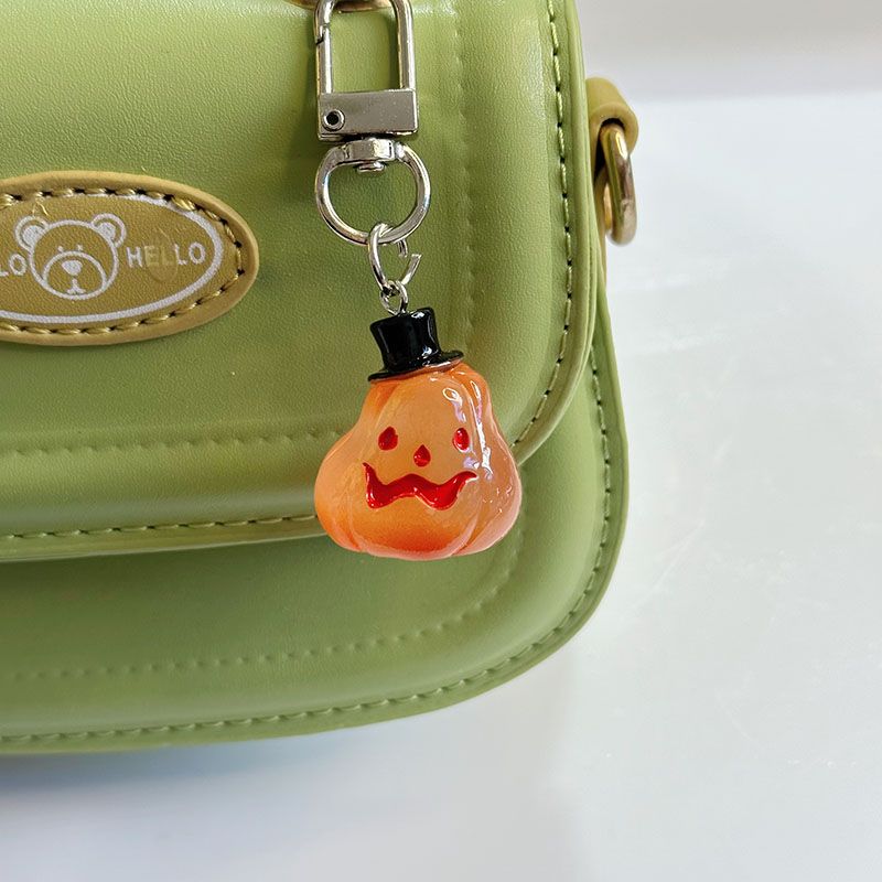 Glowing Pumpkin Bag Charm