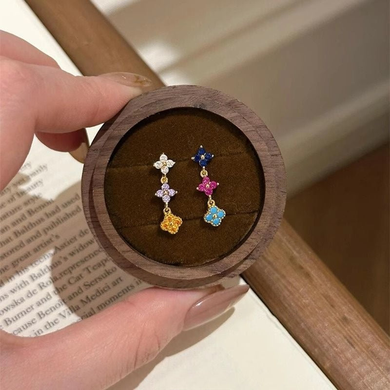 Four Leaf Clover Stud Earrings
