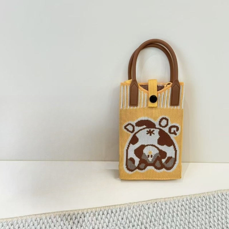 Knit Animal Phone Bag