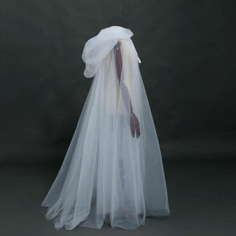 Sheer Hooded Ghost Cape