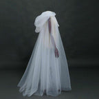 Sheer Hooded Ghost Cape