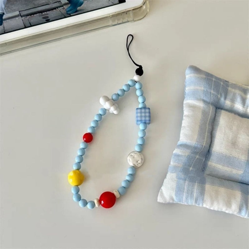 Beaded Phone Lanyard Strap