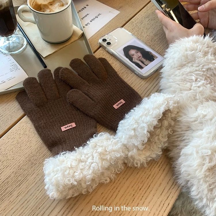 Touchscreen Knit Fingerless Gloves - Modomu