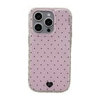 Polka Dot Heart Phone Case