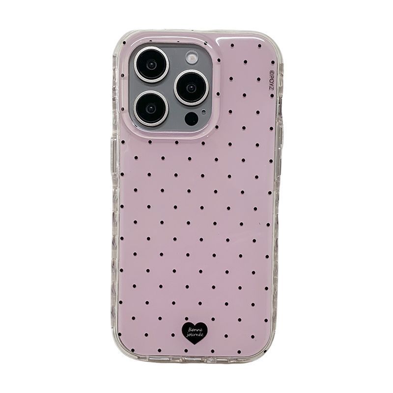 Polka Dot Heart Phone Case