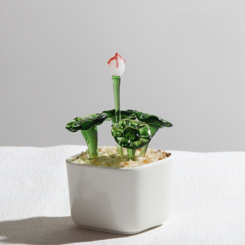 Glass Succulent Cactus Ornament - Modomu
