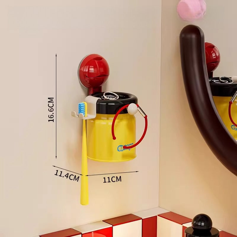 Magnetic Toothbrush Rack Cup Set