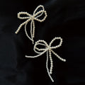 Pearl Bow Shoe Buckle Accessory - Modomu