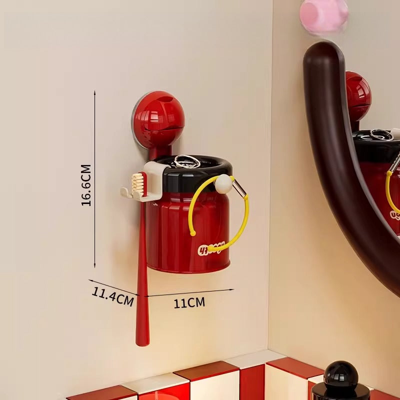 Magnetic Toothbrush Rack Cup Set