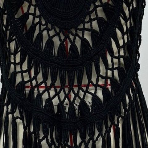 Handmade Knitted Long Tassel Curtain
