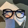 Oversized Round Rivet Glasses