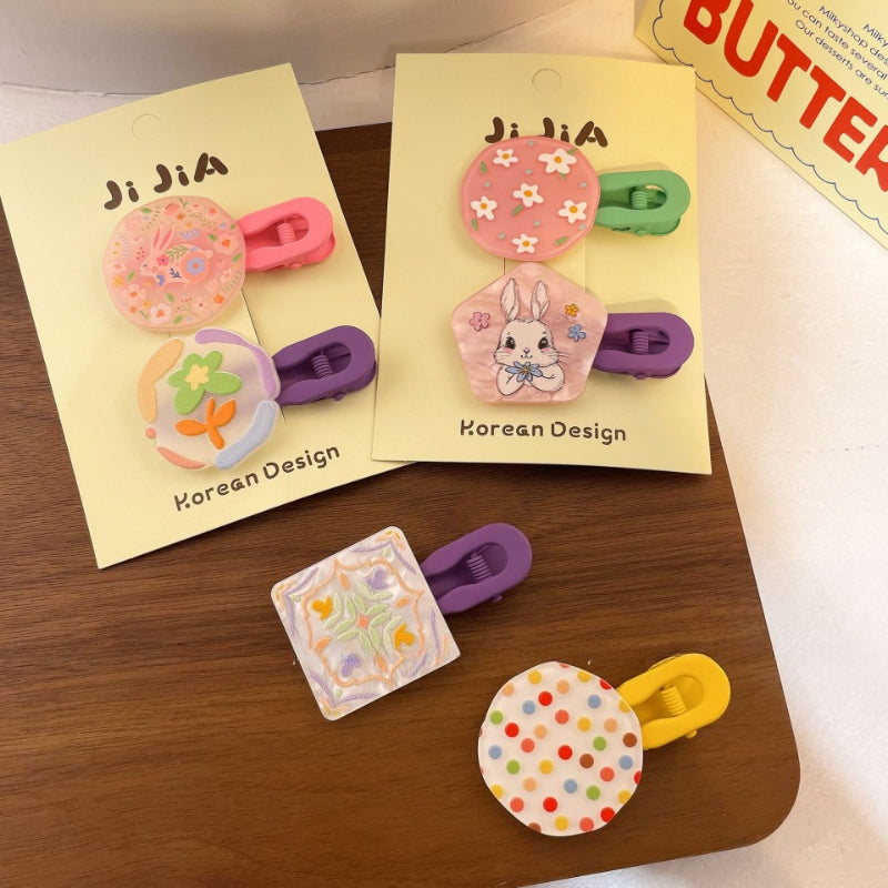 Geometric Cartoon Rabbit Hairpin - Modomu