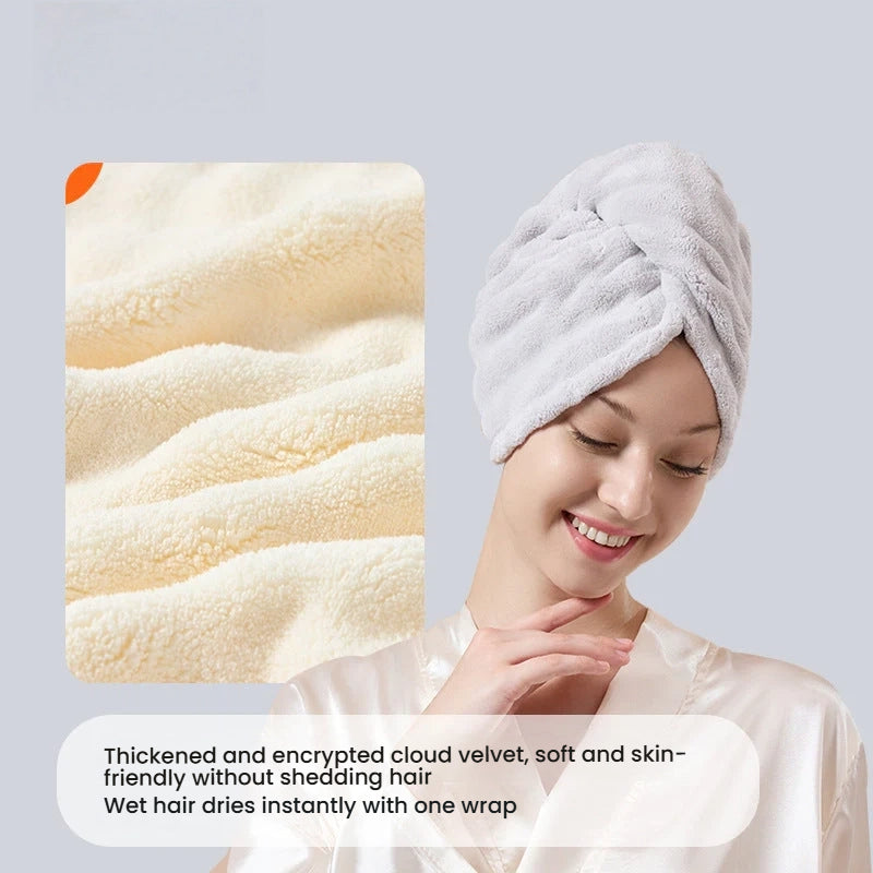 Coral Fleece Hair Towel