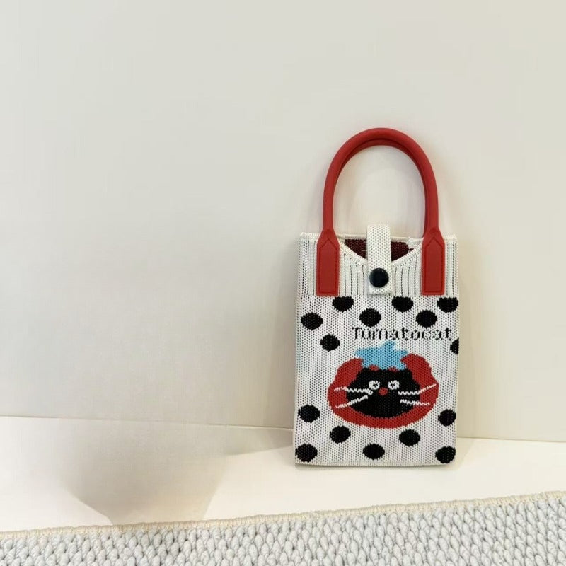 Knit Animal Phone Bag