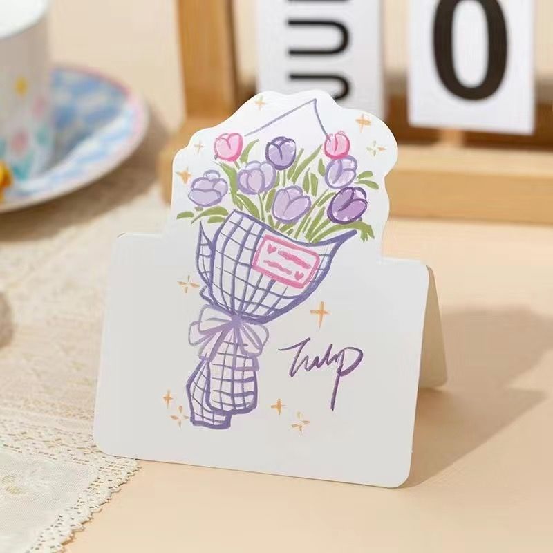 3D Tulip Bouquet Greeting Card