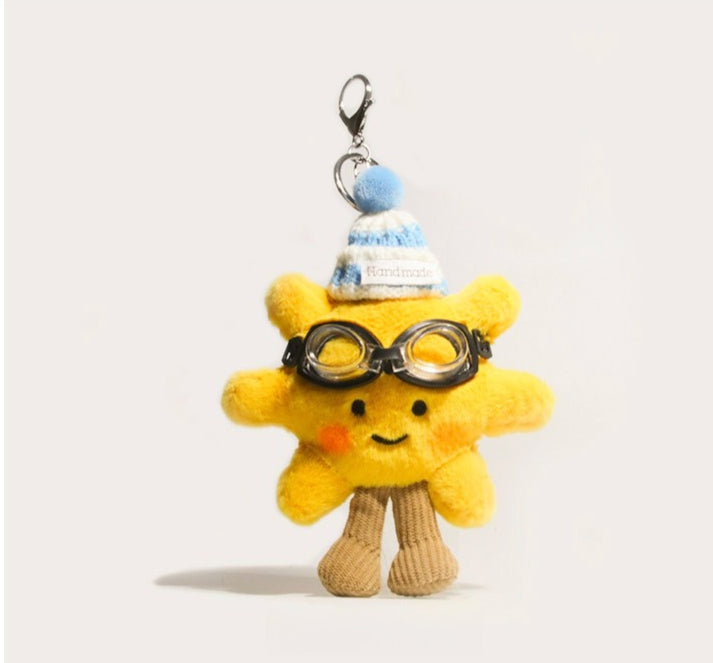 Sunflower Plush Bag Charm Keychain - Modomu