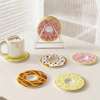 Donut Diatomite Absorbent Coaster