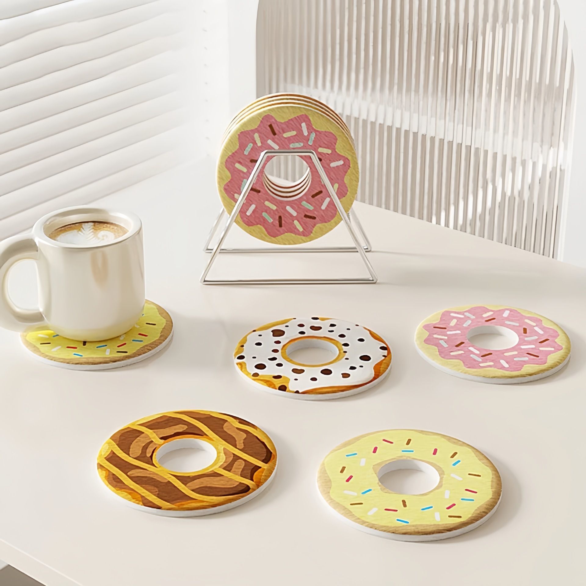 Donut Diatomite Absorbent Coaster