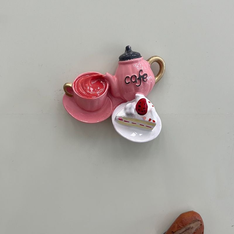 Floral Fridge Magnet Sticker