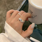 Open Adjustable Zircon Ring - Modomu