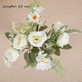 Rose Daisy Faux Flower Bouquet - Modomu