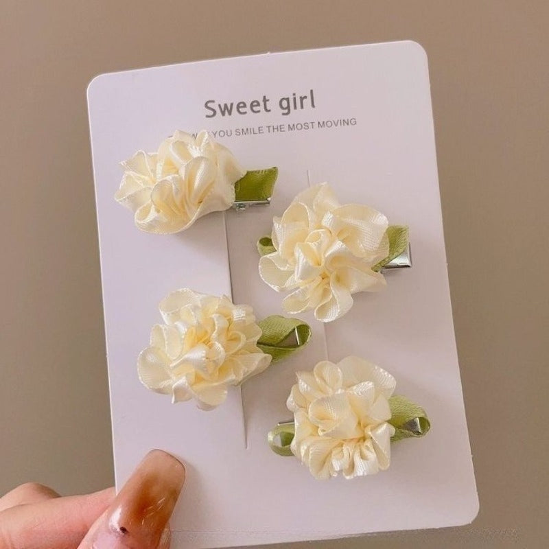 Jasmine Flower Hair Clips