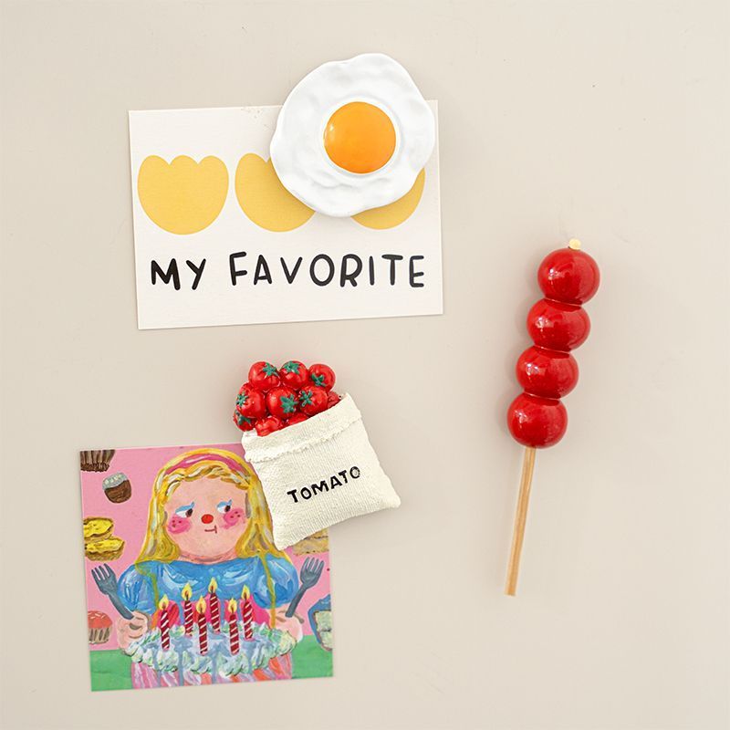 3D Food Fridge Magnet Set - Modomu