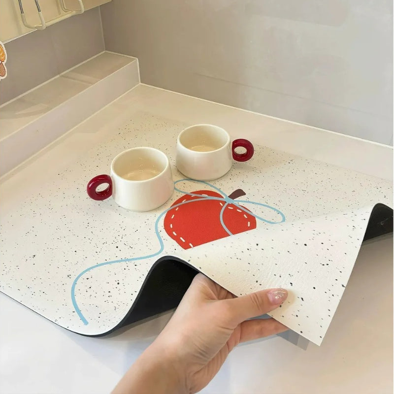 Fruit Print Counter Mat