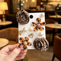 Spotted Print Rose Charms