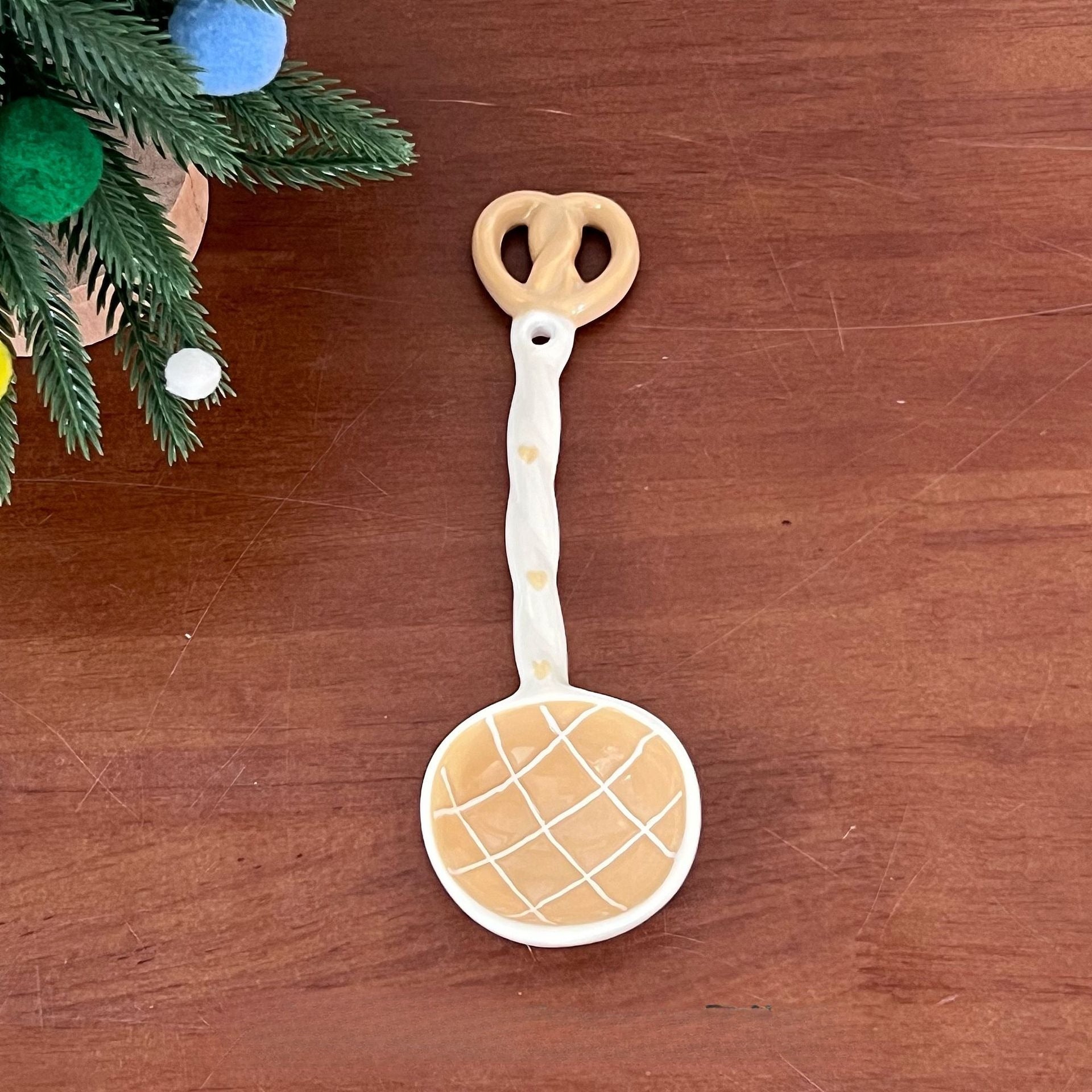 Cute Dessert Shape Ceramic Spoon - Modomu