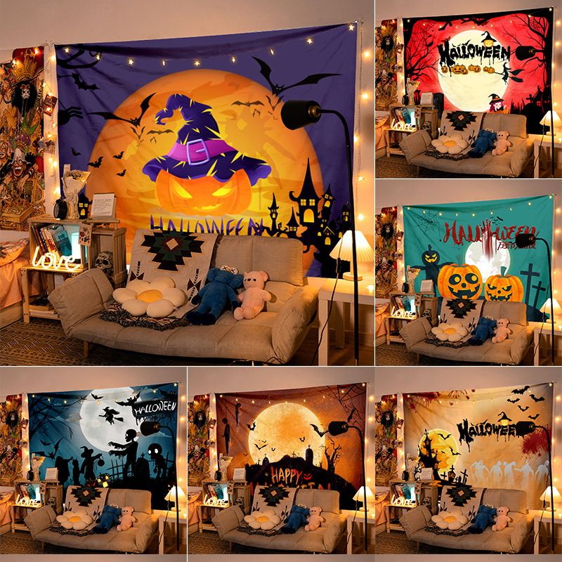 Printed Halloween Backdrop Cloth
