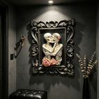 Embracing Skeletons Wall Plaque