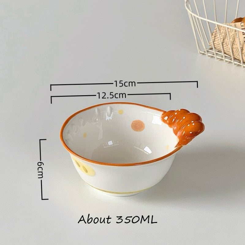 Cute Ceramic Cartoon Rice Bowl - Modomu