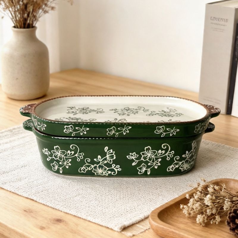 Lidded Oval Baking Dish